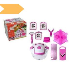 ОвочерізкаXPRO Multi Salad Chef 13 в 1 (18) рожева (GR- 100_310)