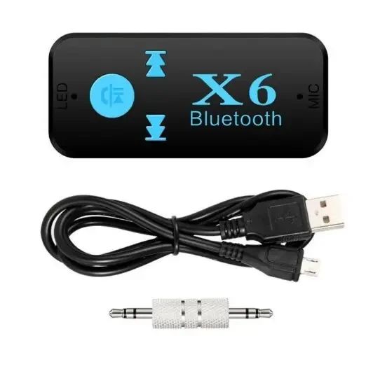 Бездротовий адаптер Bluetooth-приймач аудіоресивер BT-X6 TF card | Зображення 1