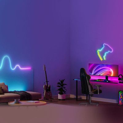 Светодиодная лента Govee Neon LED Strip Light 3м Білий (H61A03D1) - Топ Продаж! | Зображення 7