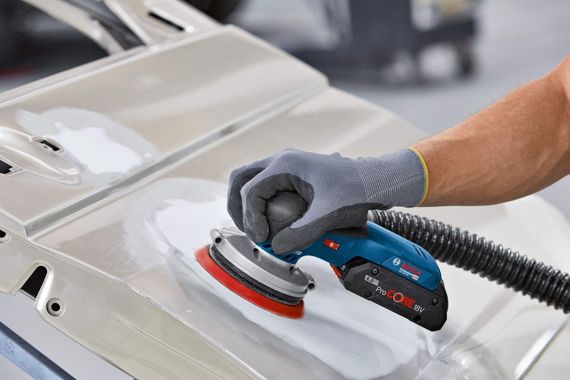 Шліфувальна машина ексцентрикова акумуляторна Bosch GEX 18V-125 соло (0.601.372.201) | Зображення 5
