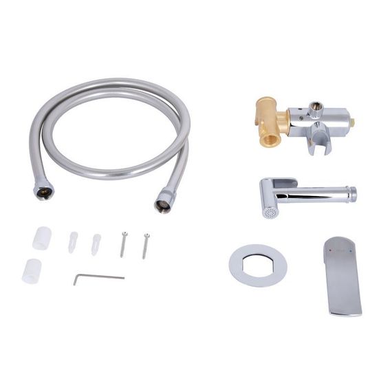 Набор для гігієнічного душу Qtap Slavonice округлий QTSLA262CRM45915 Chrome | Зображення 5