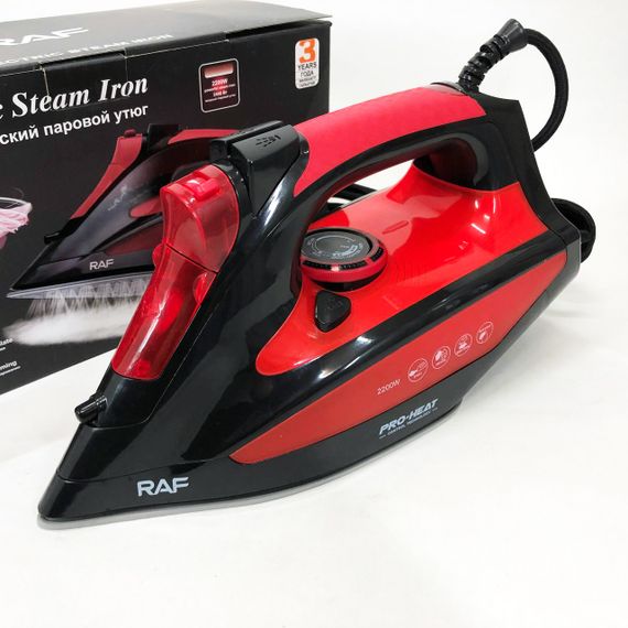 Эффективный утюг для одежды RAF, Утюг паровой для деликатной глажки Керамический глажки YD-18