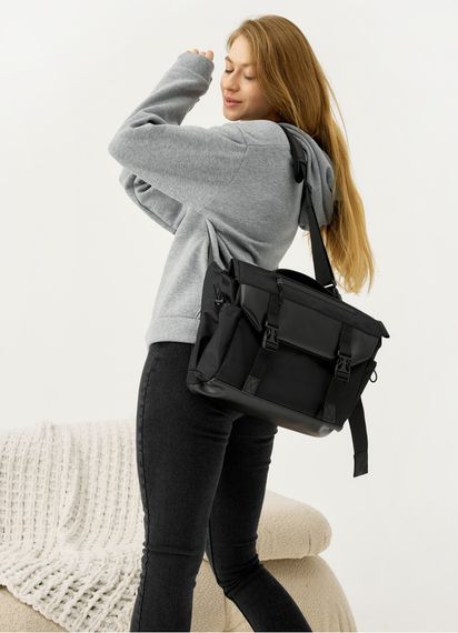 Сумка жіноча Sambag DART Чорна 33 х 24 х 10 см (51311301) | Зображення 1