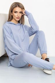 Спорт костюм женский двухнитка  цвет серо-голубой 129R1515