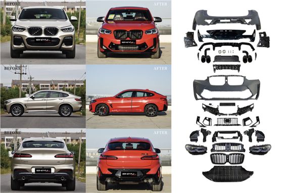 Комплект рестайлинга в X4M F98 2024 для BMW X4 G02 2018- гг
