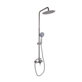 Душова система для душу Lidz Aria 1020 на два споживачі (k35) LDARI1020NKS46114 Nickel