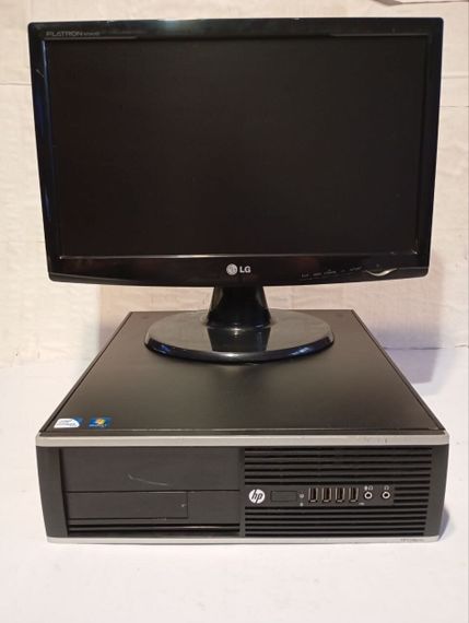 Комплект ПК Б-клас: HP Compaq Pro 6300 SFF / Intel Core i3-3220 (2 (4) ядра по 3.3 GHz) / 8 GB DDR3 / 500 GB HDD / Intel HD Graphics 2500 + Монітор LG Flatron W1943SS-PF / 19" (1366x768) TN / 1x VGA / VESA 100x100 б/в | Зображення 1