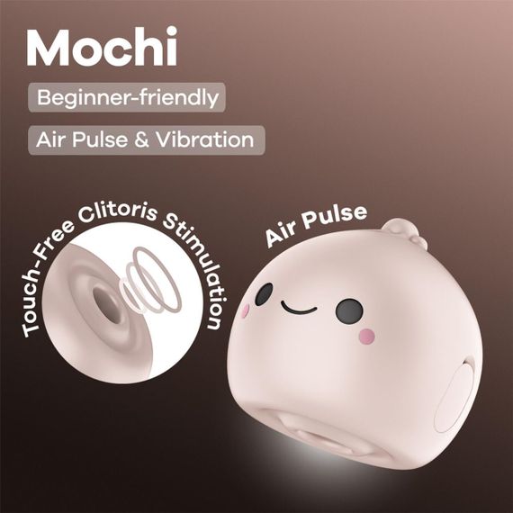Вакуумний кліторальний стимулятор Satisfyer Mochi Beige Sex Aura | Зображення 5