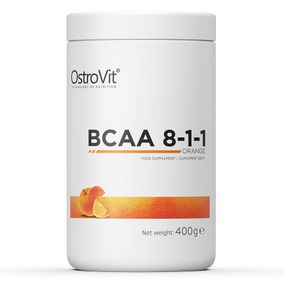 Аминокислота BCAA для спорта OstroVit BCAA 8-1-1 400 g /40 servings/ Orange