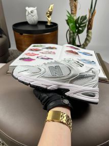 Мужские кроссовки New 530 Premium  White Silver весна / літо / осінь A3661 45 28,5-29 см