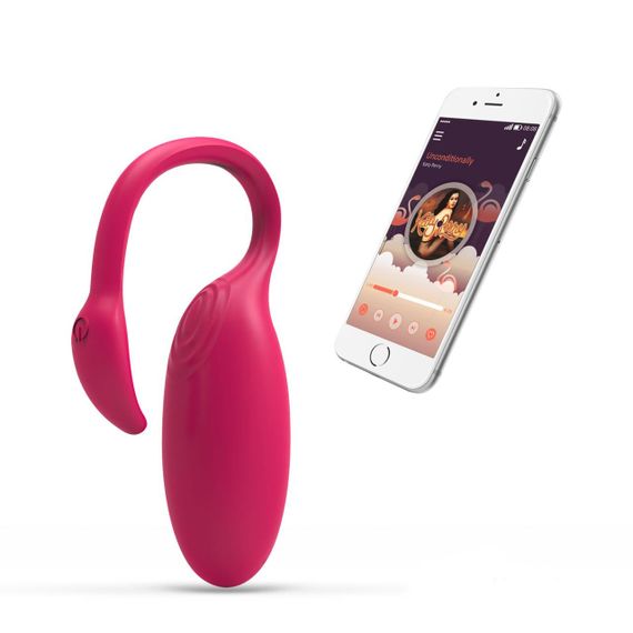 Смарт-виброяйцо Magic Motion Flamingo со стимулятором клитора, 3 вида упражнений Кегеля sexstyle