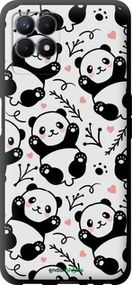 Чохол на Realme 8i Панди "4318b-2518-2448"