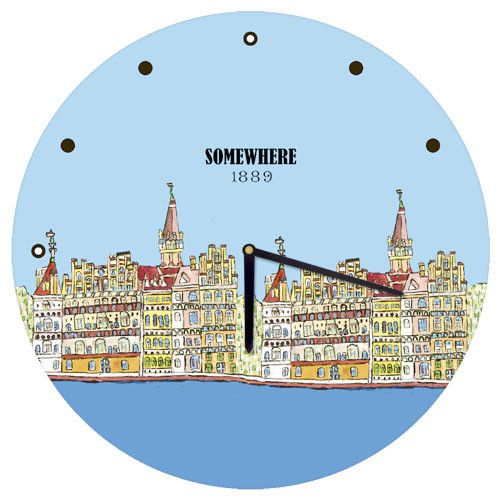 Часы настенные круглые Somewhere 1889 36 см (CHR_O_15M013)