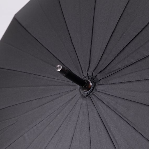 Класична парасолька-тростина напівавтомат з поліестеру міцна надійна 16 спиць діаметр 116 см HP-23-5 | Зображення 7