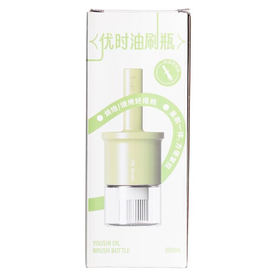 Баночка для олії з пензликом 300 мл диспенсер з пензликом для оливкової, соняшникової олії Жовтий HP-34-11Y | Зображення 6