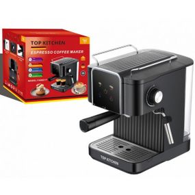 Кофеварка Top Kitchen Tk00217 1500Вт 1.8л, капучинатор, кофеварка с подогревом чашек 15 Бар UZ-43