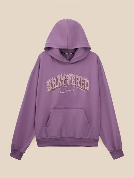 Худі з принтом чоловічий LAWA P-MB02366 2XL Сливовий shop (2000999614712)