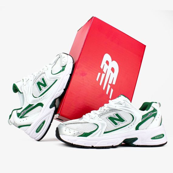 Демісезонні кросівки весна літо  New Balance колір білий/зелений | Зображення 9