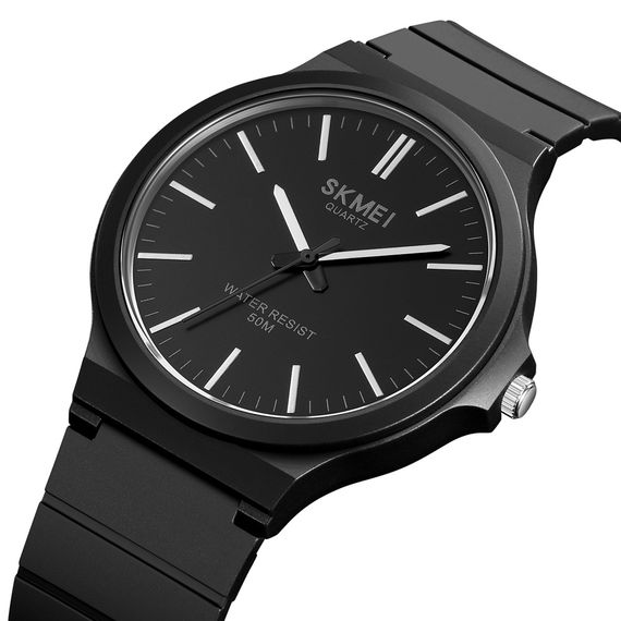 Чоловічий годинник Skmei 2108BKSI Black-Silver | Зображення 1