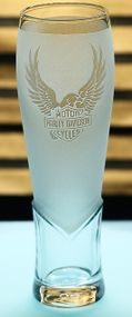 Пивной бокал крафтовый 440мл с гравировкой Harley-Davidson для настоящего байкера кружка с гравировкой Харлей