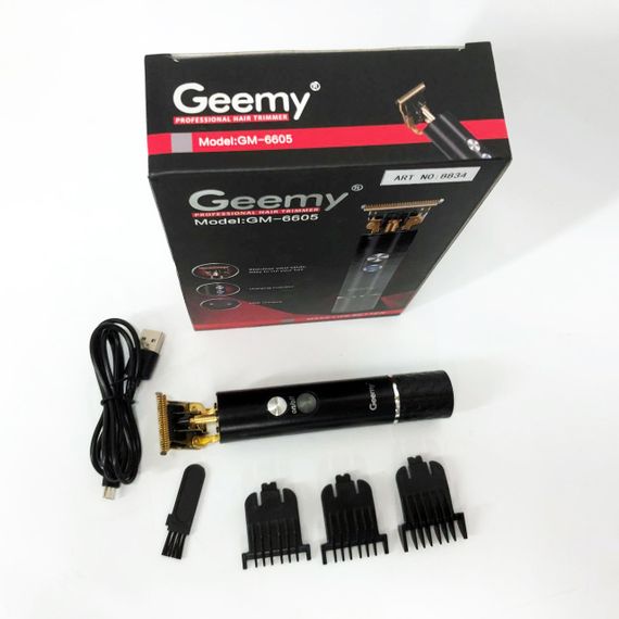 Машинка-триммер 3 в 1 для стрижки волос GEEMY, Машинка для стрижки волос домашняя GU-65 | Зображення 5
