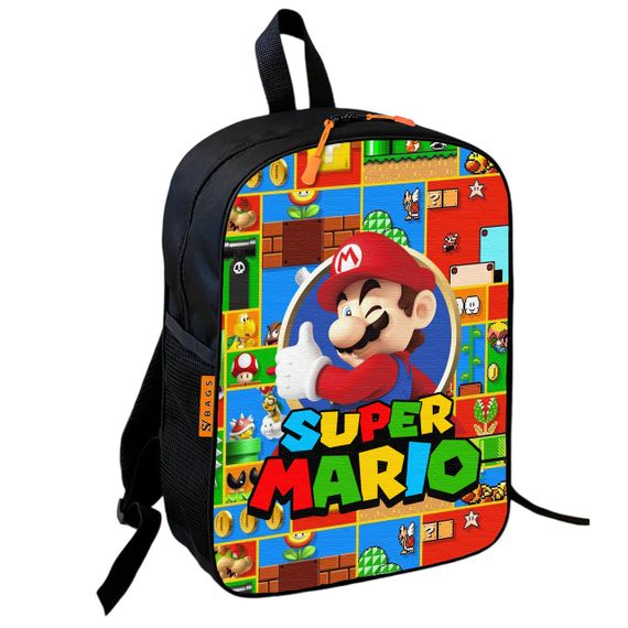 Школьный рюкзак детский Супер Марио + Сумка для обуви спортивной формы рюкзак-мешок  для мальчика (01768) | Зображення 4