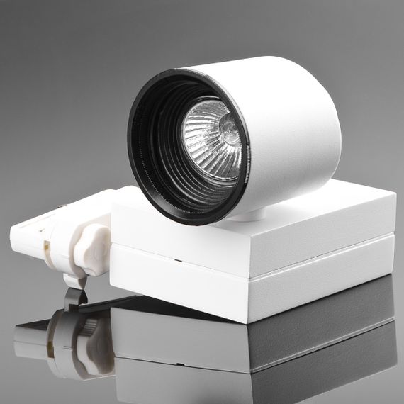 Светильник трековый поворотный под лампу KW-3/50W GU10 WH | Зображення 7