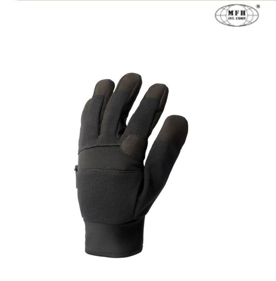 Рукавиці тактичні MFH Tactical Gloves Security Black