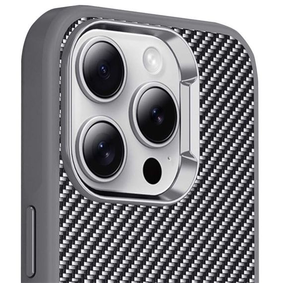 Чохол TPU+PC Carbon with MagSafe для Apple iPhone 14 Pro Max (6.7") | Зображення 1