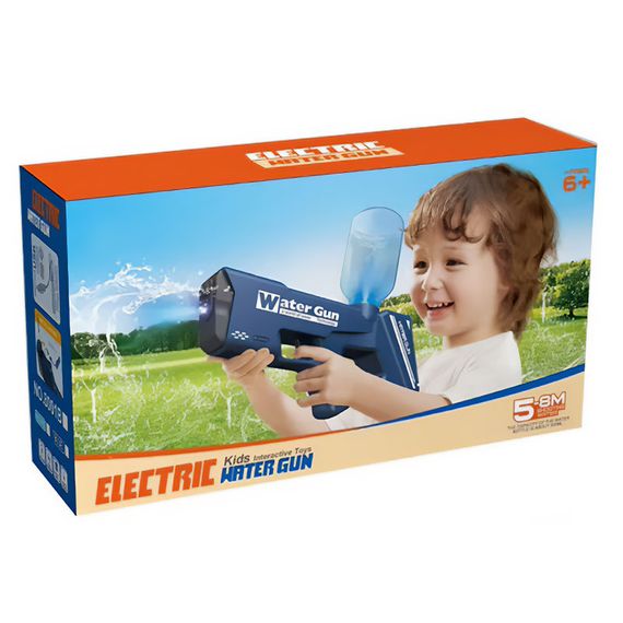 Водяний пістолет Water Gun 8001 (200ml) (3xAA не входят у комплект) Dark Blue | Зображення 2