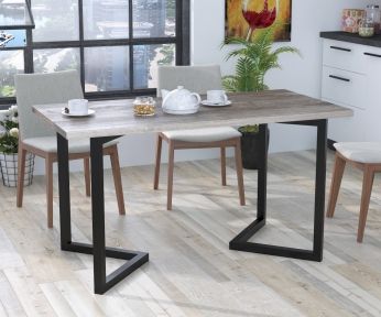 Стол обеденный Loft Design Эхо дуб палена
