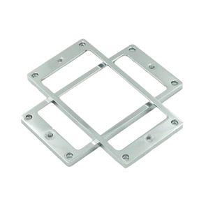 Рамки ПЛОСКІ МЕТАЛ для кришок для хамбакерів для електрогітари Fender Jackson LTD Squer Cort Yamaha хромові