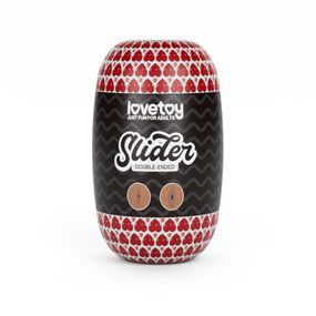 Подвійний мастурбатор вагіна анус SLIDER DOUBLE-ENDED Brown