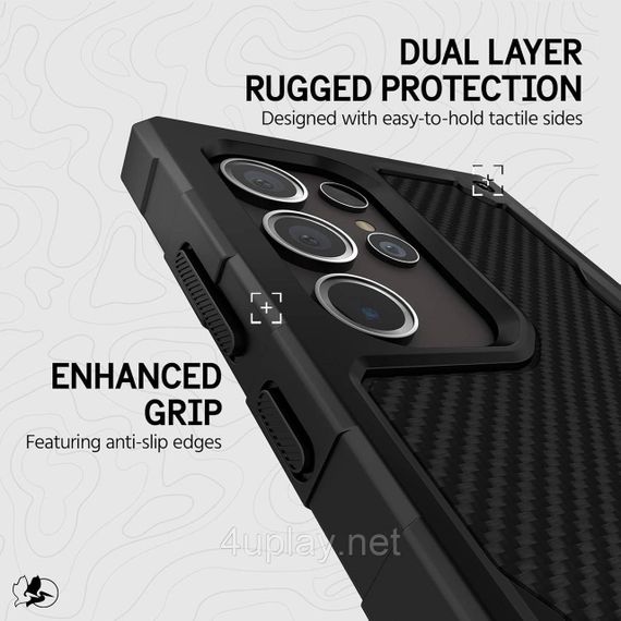 Чехол накладка противоударный бампер Pelican Protector для смартфона Samsung Galaxy S24 Ultra | Зображення 6