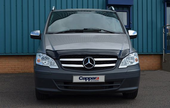 Дефлектор капота (EuroCap) для Mercedes Viano 2004-2015 гг | Зображення 7