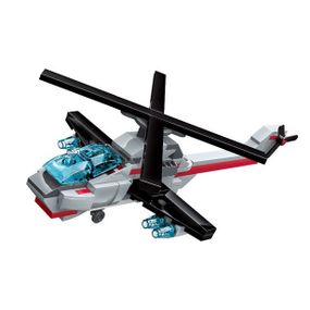 Конструктор Qman 1418Q-1-8 военный транспорт 74-101 деталь Вертолет