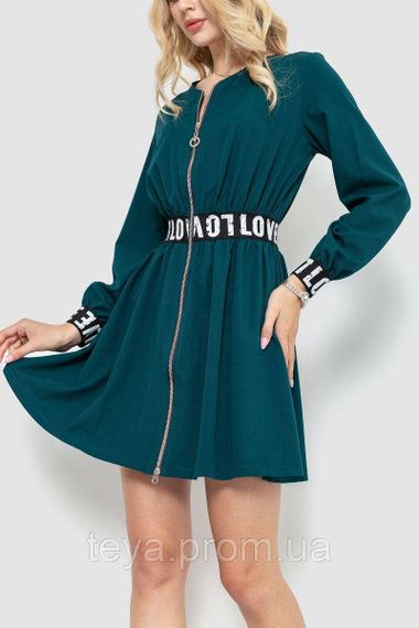 Жіноча сукня з принтом сезон демісезон колір зелений розмір XS-S FG_00917 | Зображення 2