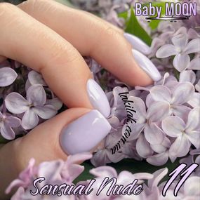Гель-лак BABY MOON Sensual Nude №11 лавандовий світлий, 6 мл