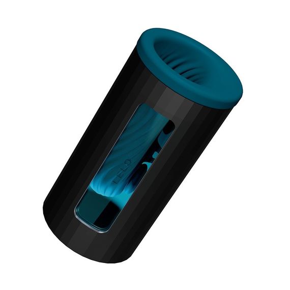Смарт-мастурбатор LELO F1S V3 Teal, 2 мотори, 8 режимів, стимуляція звуковими хвилями | Зображення 1