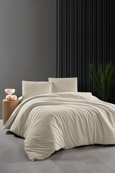 Постільна білизна Sikel Stonewashed Soho 200 х 220 см Bej
