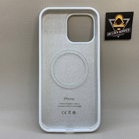 Чохол Iphone 16 MagSafe SoftTouch м'який Протиударний Білий | Зображення 1