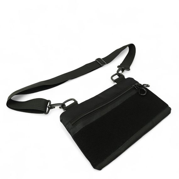 Молодіжна тактична сумка для патчів на плече з 4 кишенями black | Зображення 4