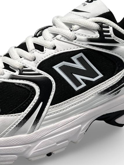 Мужские кроссовки New 530 Premium Basis White Black весна / літо / осінь A1156 | Зображення 5