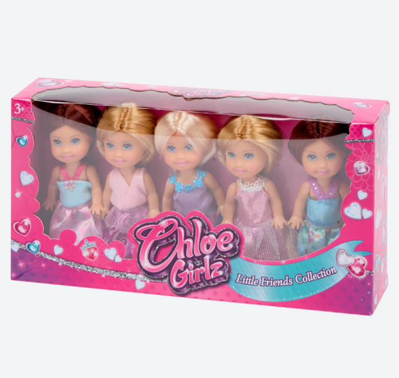 Набір ляльок Chloe Girlz 5 шт | Зображення 1