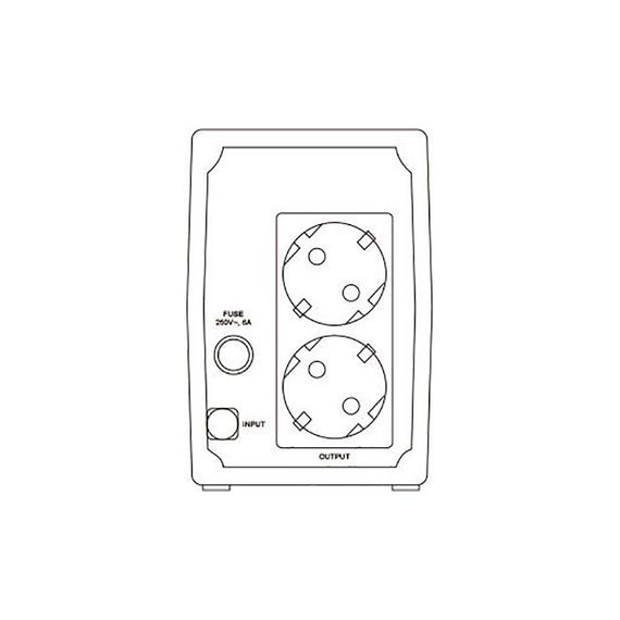 Пристрій безперебійного живлення Marsriva MR-UF800 480W (MR-UF800) | Зображення 1