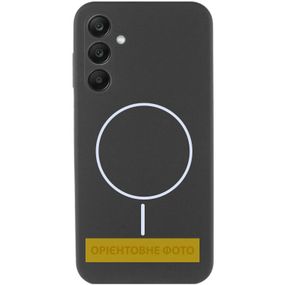 Чехол Silicone Cover Lakshmi Full Camera (AA) with MagFit для Samsung Galaxy S25 Edge Черный / Black