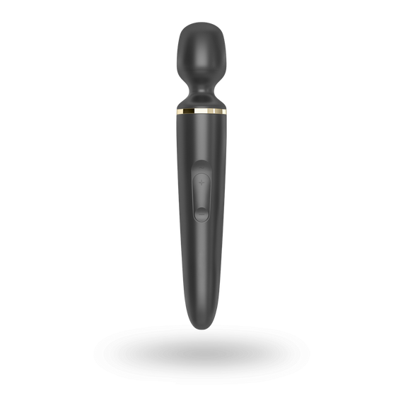 Вібромасажер Satisfyer Wand-er Woman (Black/Gold), водонепроникний, потужний, розмір XXL sexstyle | Зображення 4