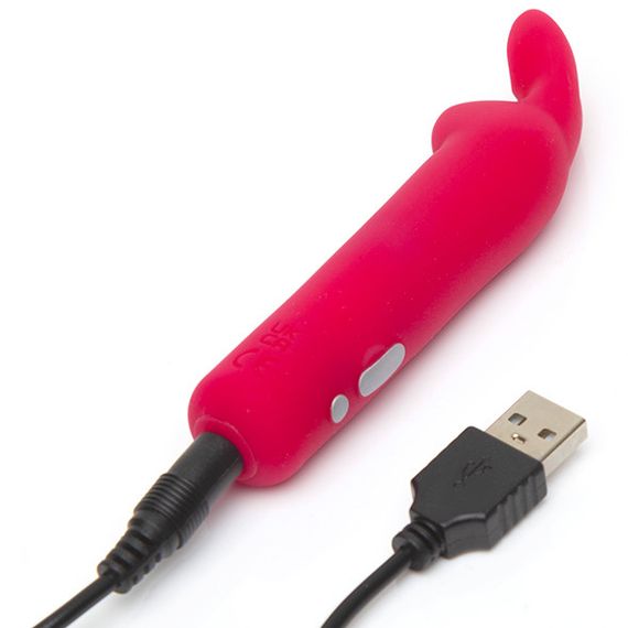 Мини вибратор Happy Rabbit Rechargeable Bullet Pink Sex Aura | Зображення 2