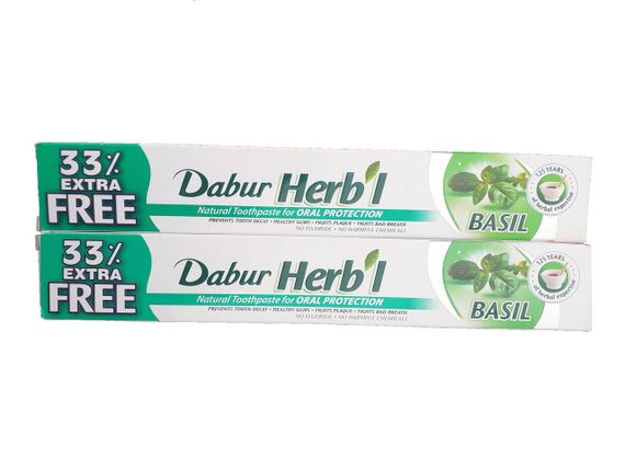 Зубна паста Dabur BASEL, Дабур БАЗЕЛІК 100гр, Зубна паста