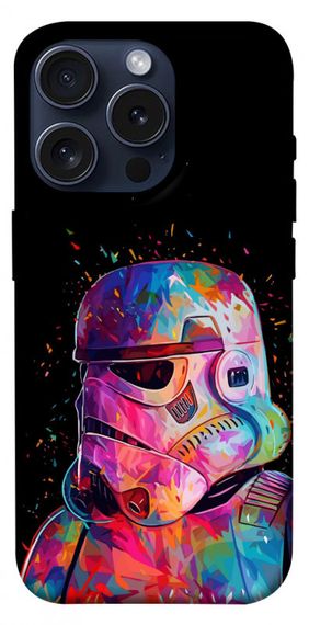 Чохол з картинкою Color astronaut для Apple iPhone 15 Pro (6.1")